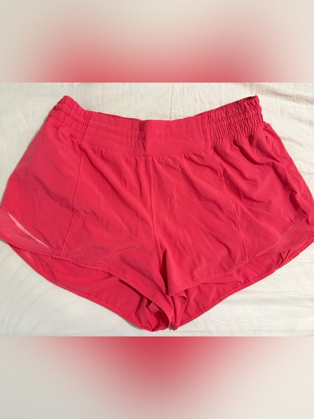 lululemon athletica Coral Pink Athletic Shorts